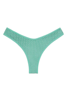 Lulu Bikini Bottom | Turquoise Crochet