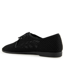 Breezy Casual Oxford | Black Mesh Fabric