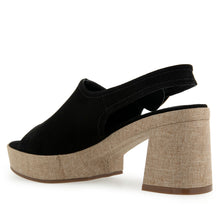 Zella Sandal Dress Platform | Black Suede