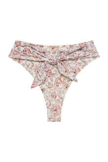 Paula Tie Up Bikini Bottom | Venecia Floral