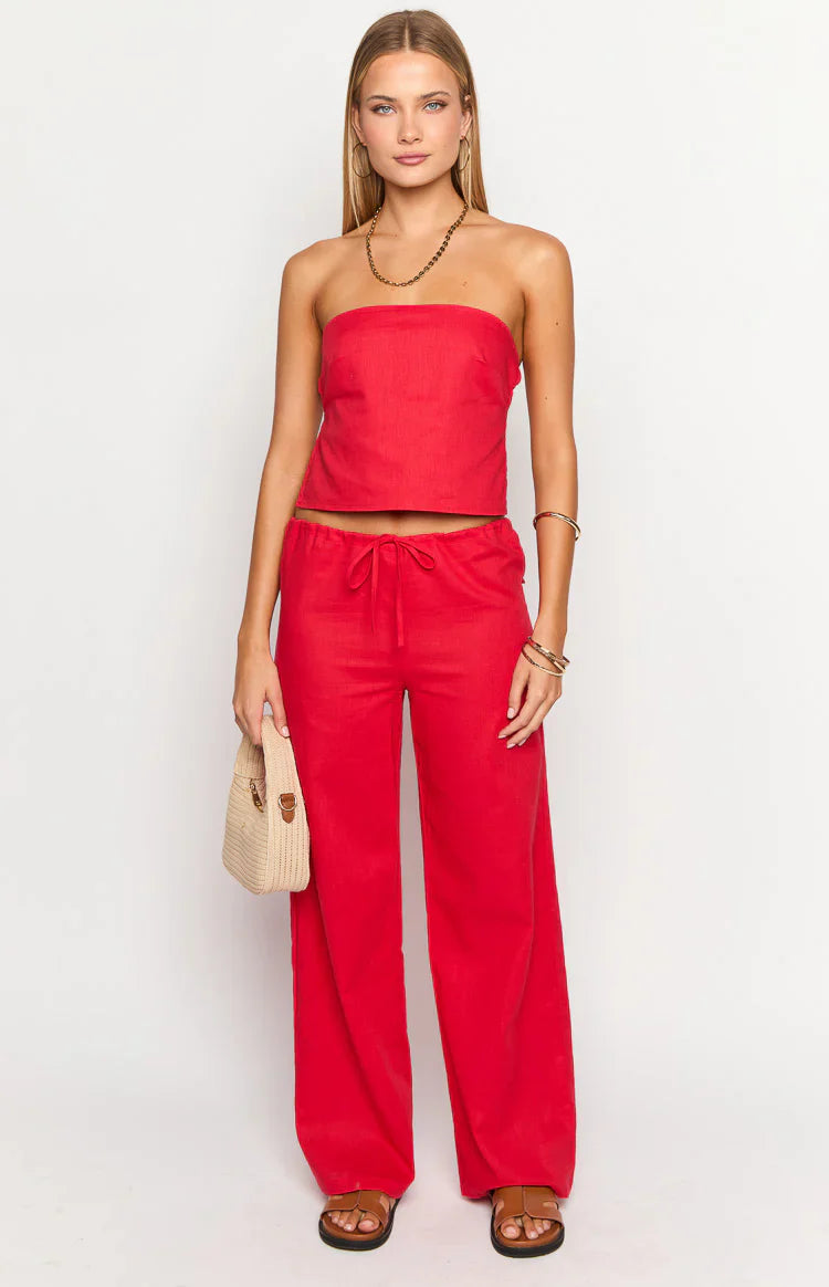 Vienna Pants | Red