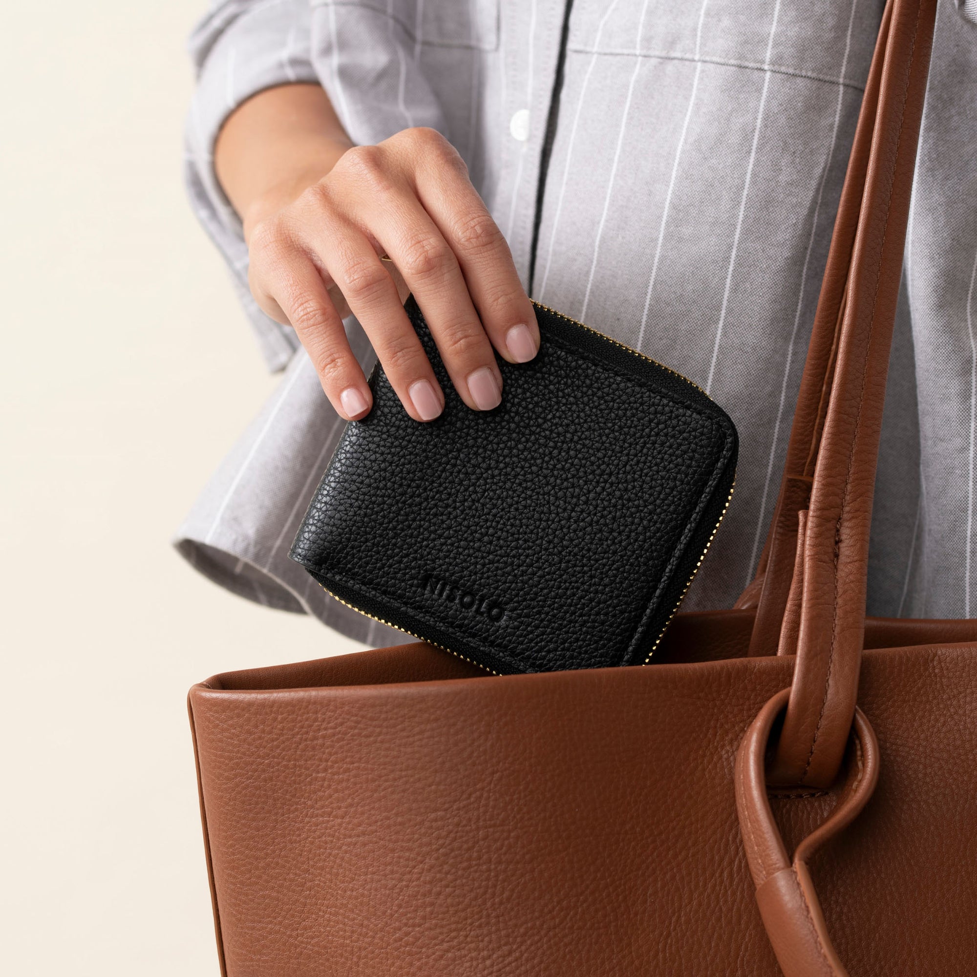 Remi Zip Wallet | Black