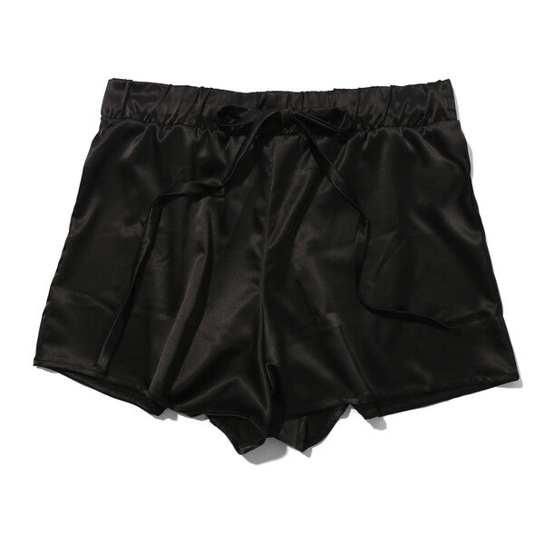 Satin Sleep Short | Black