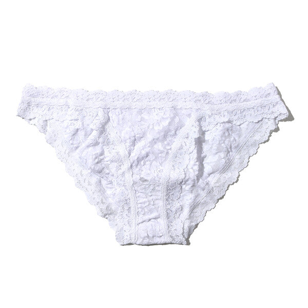 Signature Lace Brazilian Bikini | White
