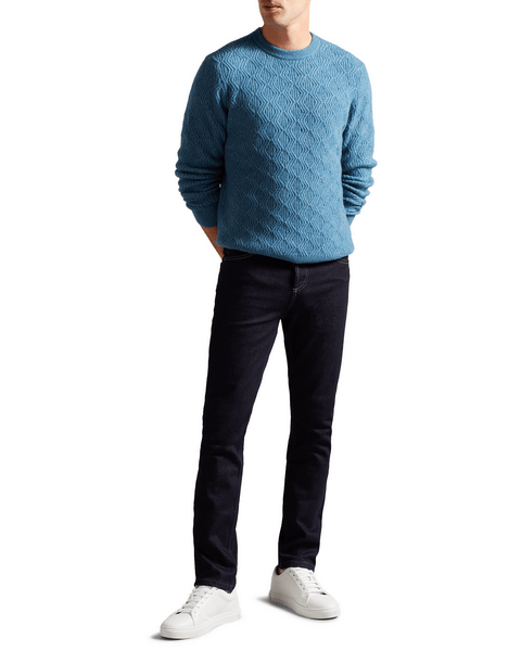 Men | Slim Fit Stretch Jean | Blue Pink