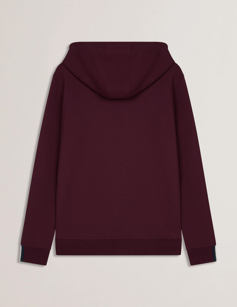 Men | Drotow Long Sleeve Regular Branded Hood | Red