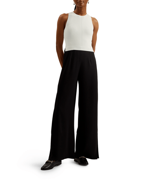 Women | Racer Back Jumpsuit | Black