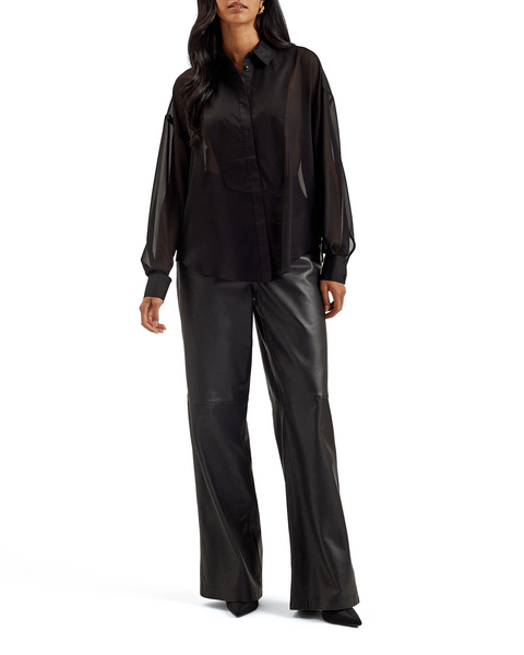 Women | Lechosa Oversized Drop Shoulde | Black