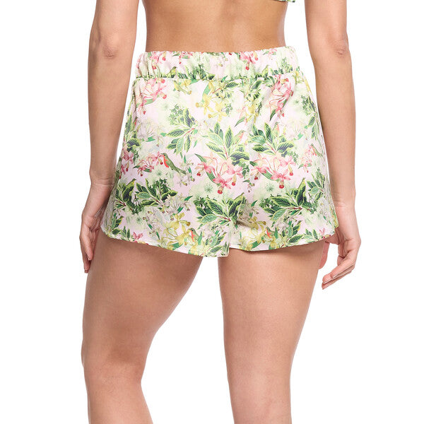 Satin Sleep Short | French Garden