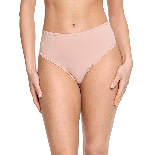 Your Fit High Cut Thong | Almond Milk (Brown)