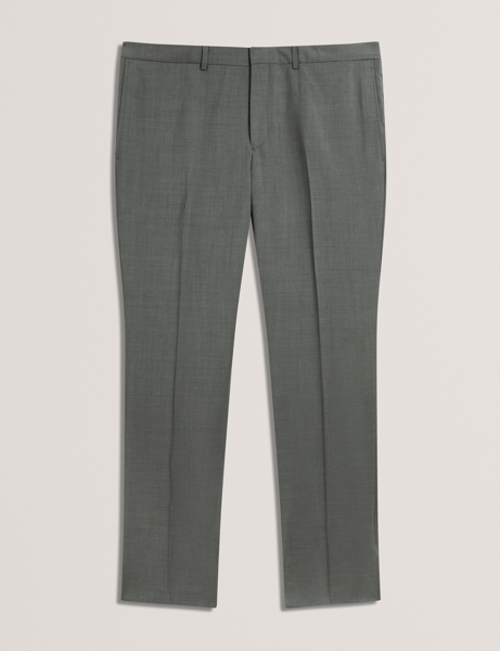 Men | Classic Wool Suit Trouser | Dark Green