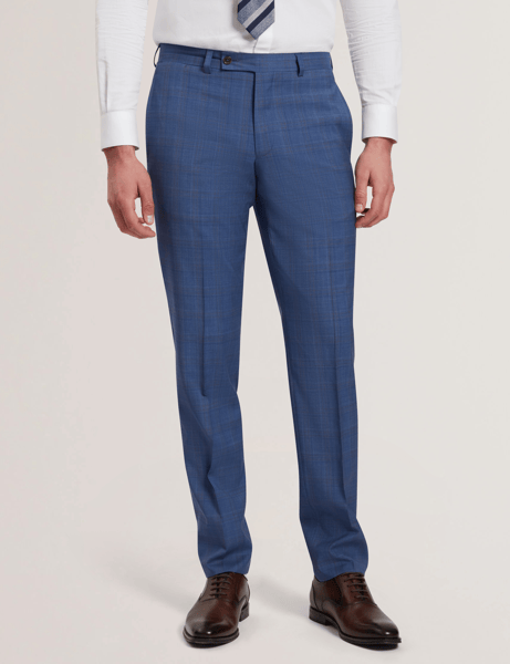 Men | Classic Wool Suit Trouser | Dark Blue (V2)
