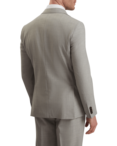 Men | Classic Wool Suit Jacket | Light Pastel Grey (V2)