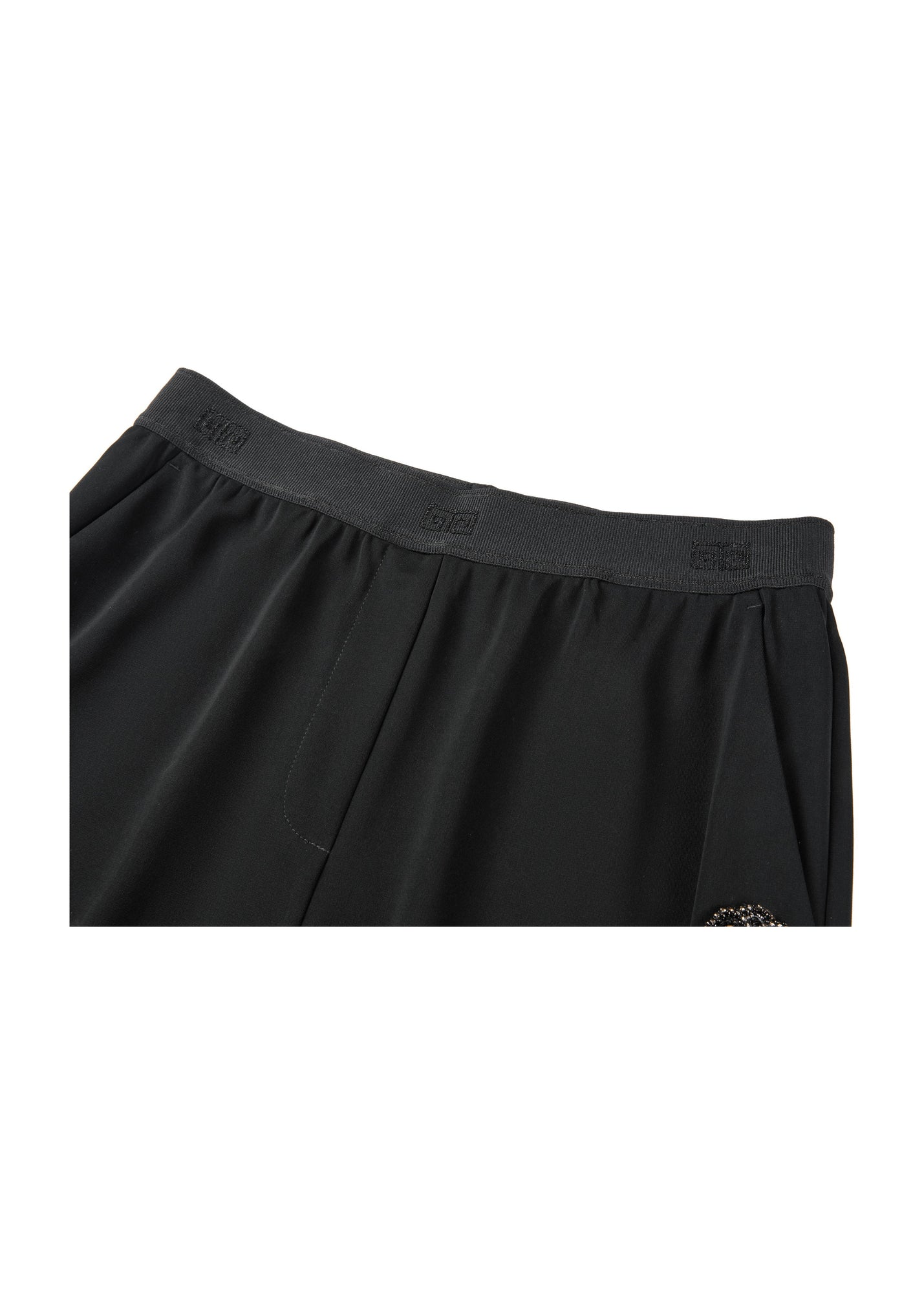 wide-leg trousers | Black