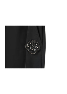 wide-leg trousers | Black