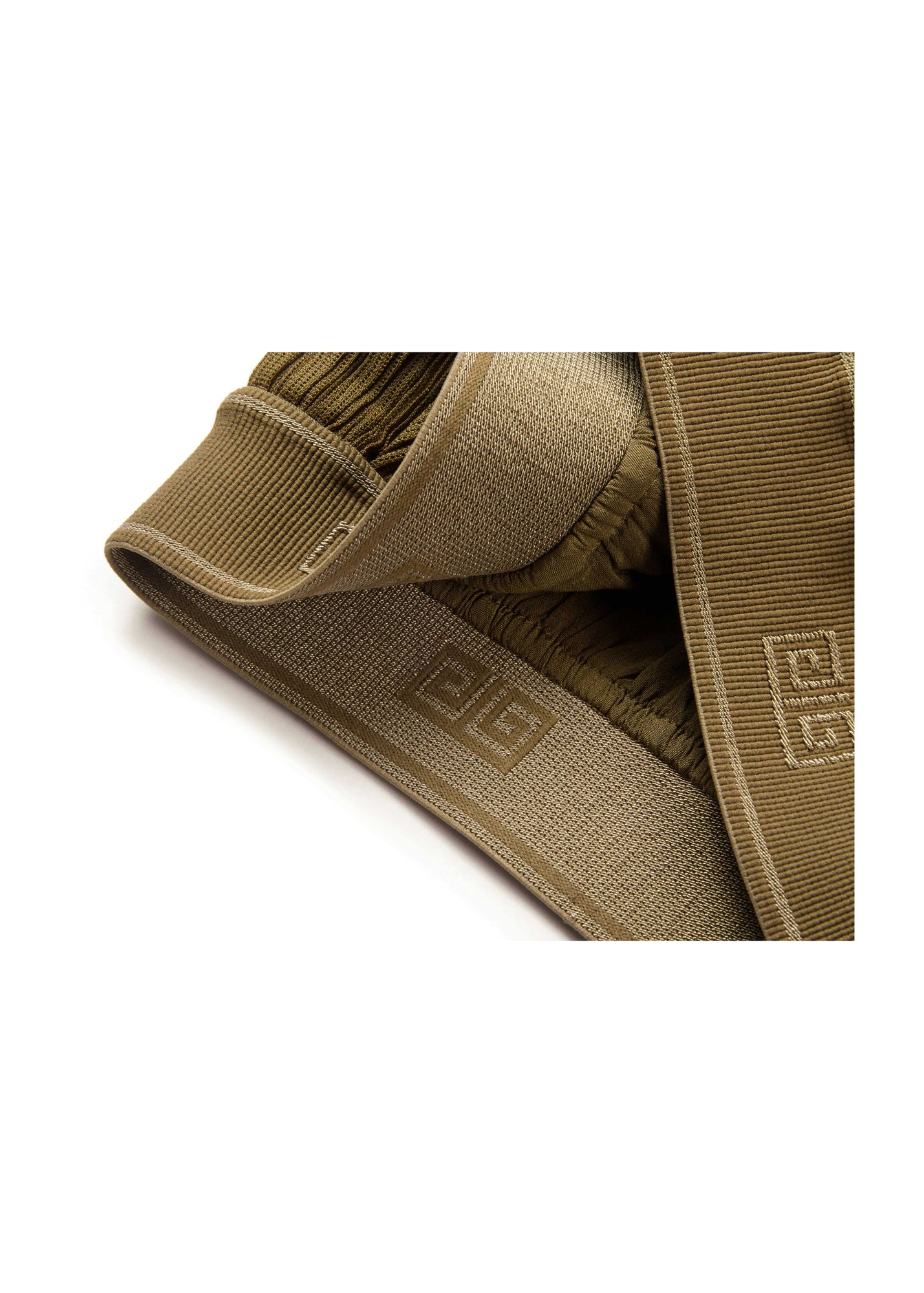 wide-leg trousers | Olive Green