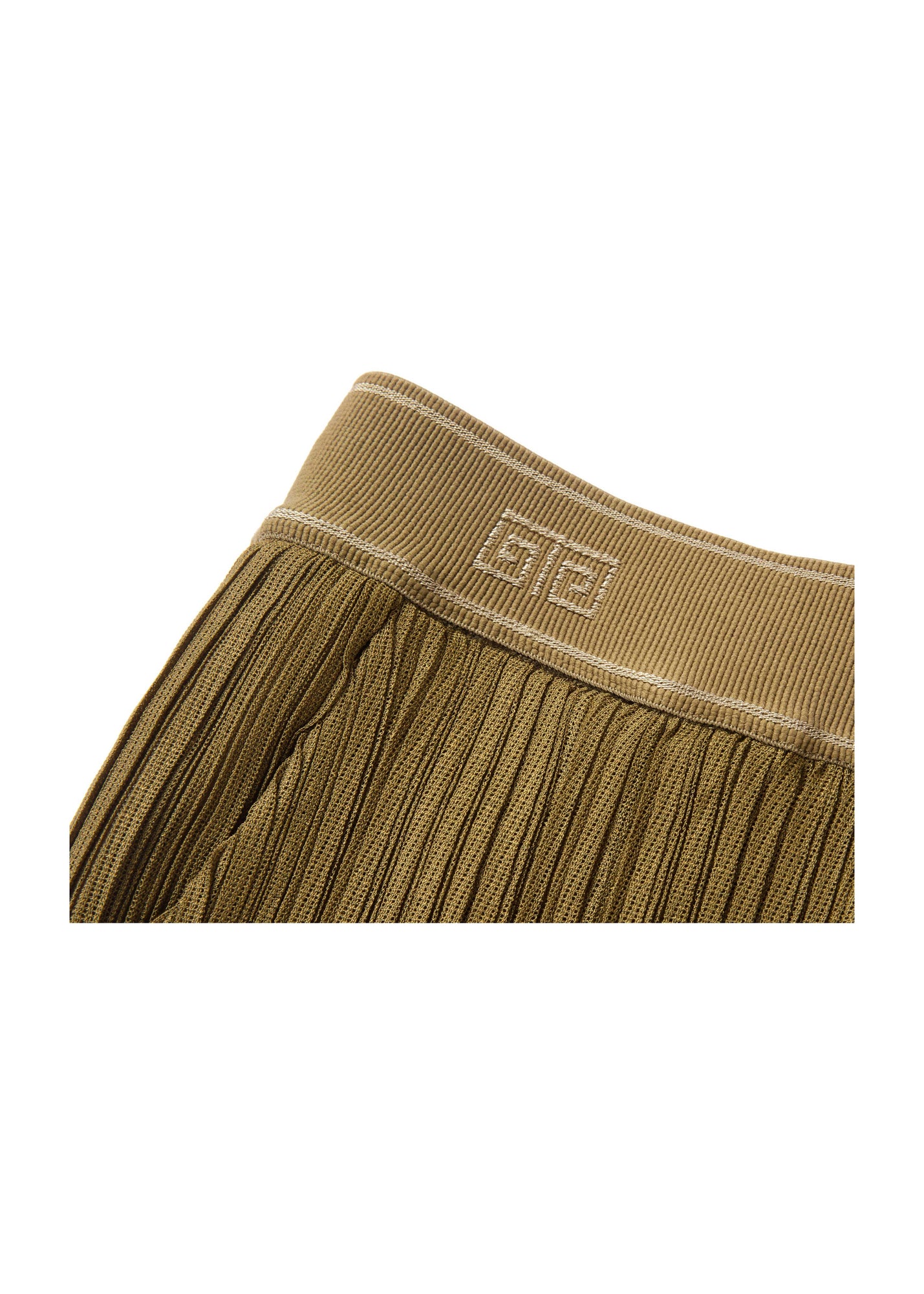 wide-leg trousers | Olive Green