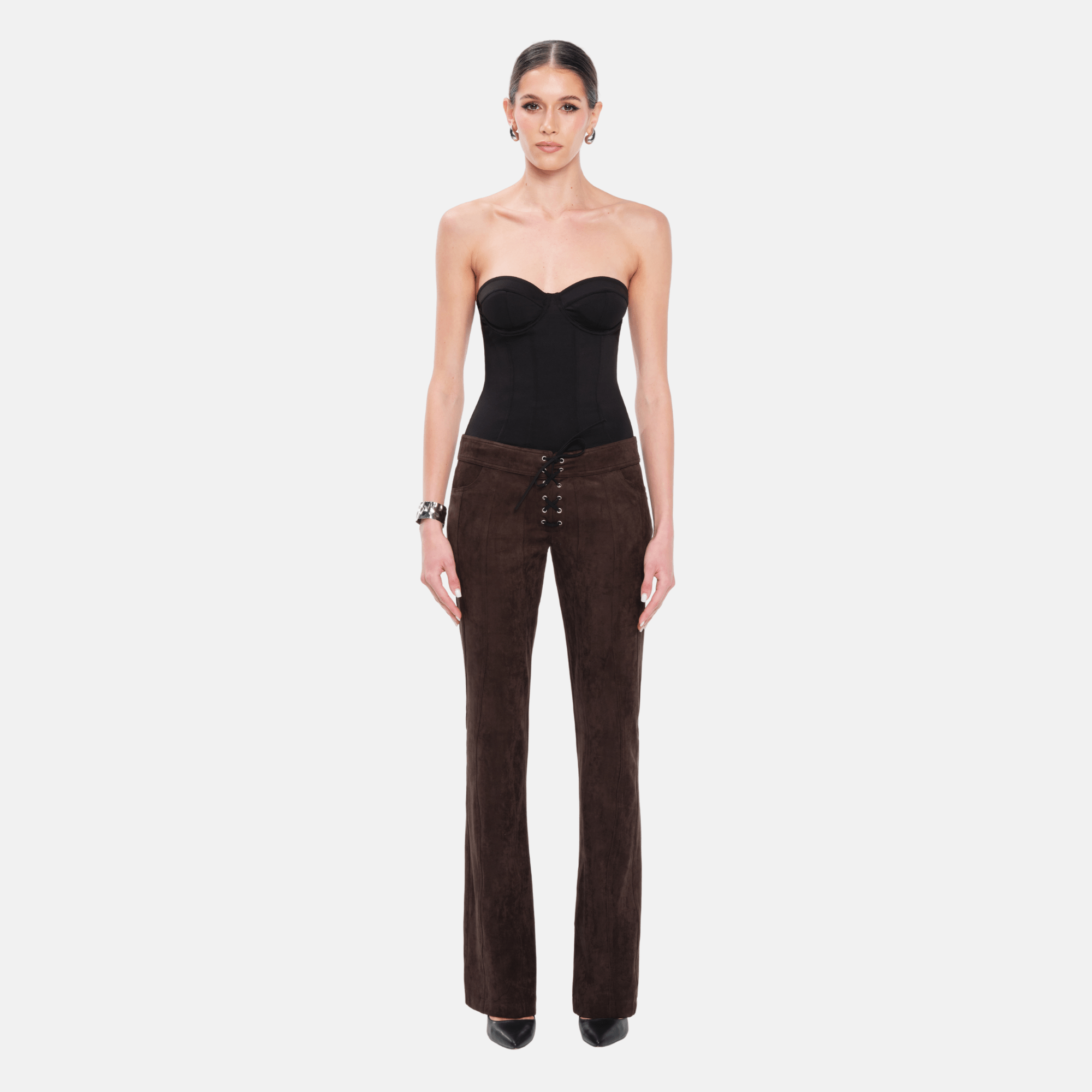 OW Collection ZELDA Pants Pants 185 - Brown