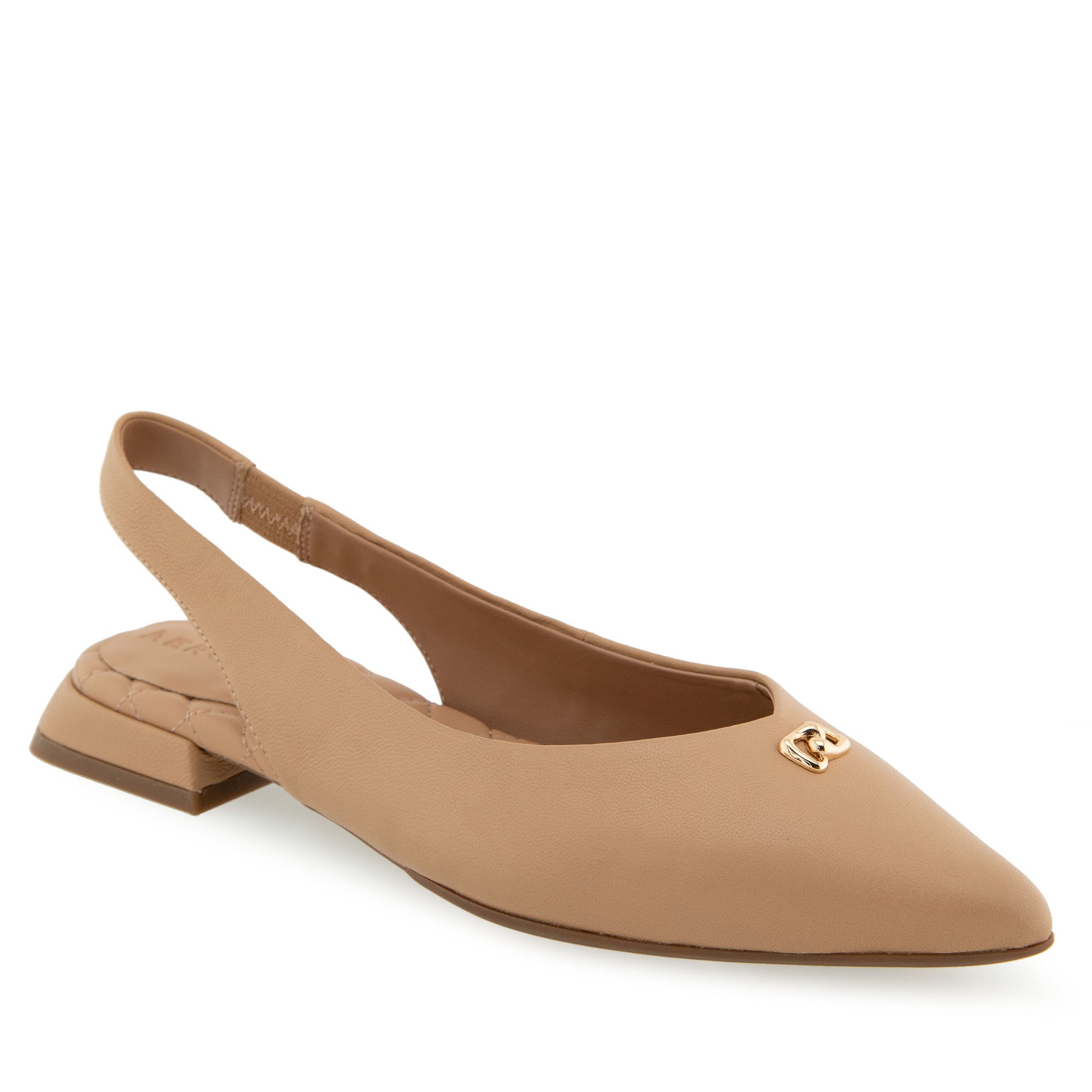 Nayana Dress Flat | Beige Bisque Leather